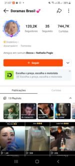 Kwai Dark de Doramas no Kwai 120,2K Seguidores | 5,8M Visualizações