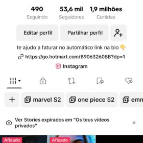 Conta tiktok 53k