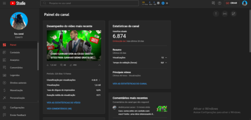 Canal com 6 MIL INSCRITOS no YouTube - Imagem 2