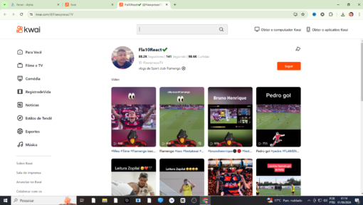 kwai 88k conta monetizada