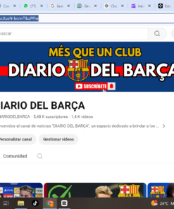 CANAL DE NOTICIAS DO BARCELONA EM ESPANHOL •5,48 mil inscritos•