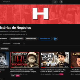 Canal Monetizado Histórias de Negócios 91,9 Mil inscritos‧ 167 vídeos renda passiva