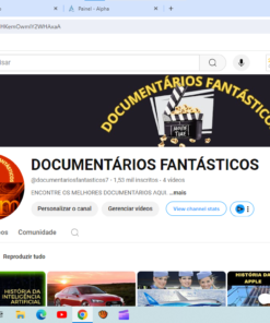 CANAL YOUTUBE 1500 INSCRITOS - DOCUMENTÁRIOS FANTÁSTICOS
