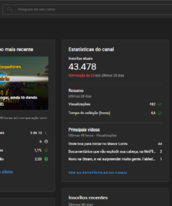 Canal de Games com 43 mil inscritos