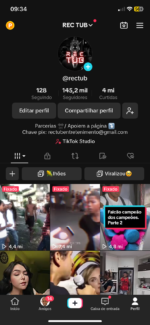 CONTA DE TIK TOK COM + DE 145k