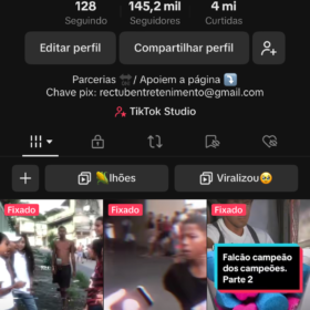 CONTA DE TIK TOK COM + DE 145k