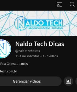 Canal Naldo Tech dicas 11.4K subscribers ‧