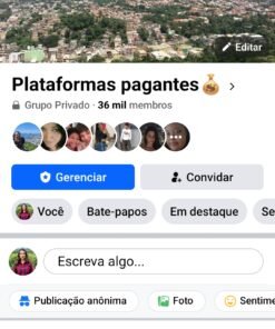 Grupo no Facebook 36k Crescendo