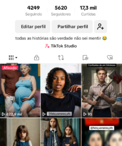 Conta do TikTok 5600 Seguidores