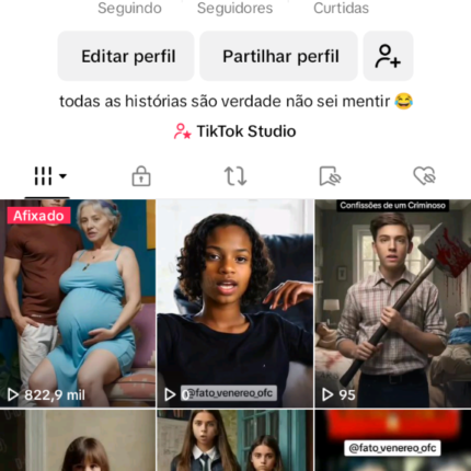 Conta do TikTok 5600 Seguidores