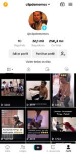 Conta do tiktok monetizada com mais de 38 mil seguidores!
