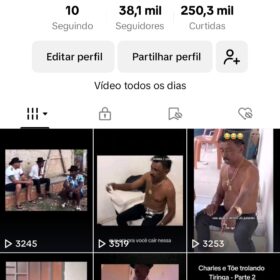 Conta do tiktok monetizada com mais de 38 mil seguidores!