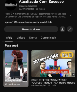 Canal YouTube 23k