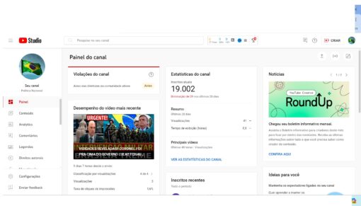 Canal com 19.002 Inscritos!!