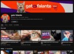 Canal Youtube Gato Falante Com 1k de Inscritos