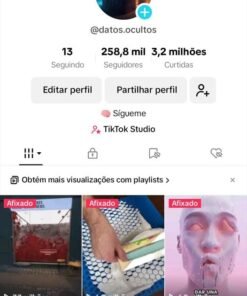 CONTA EM ESPANHOL 258K SEGUIDORES (MONETIZADA)