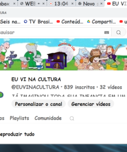 CANAL YOUTUBE 839 inscritos