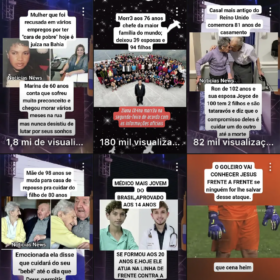 Canal YouTube 279 mil inscritos