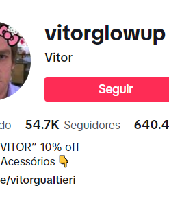 Transforme Seu Futuro!! Essa é a conta perfeita pra você Tiktok 54.6K Seguidores