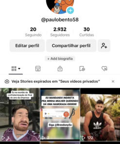 Canal do TikTok 2,9k