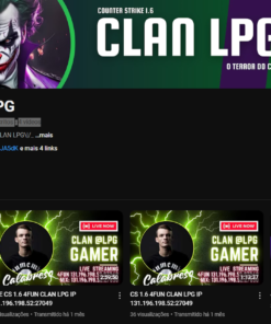 Canal do YouTube 1,07 mil inscritos