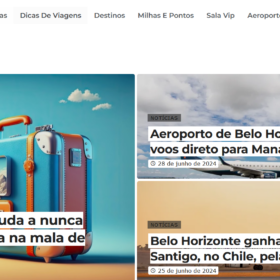 SITE SOBRE 'DESTINOS/VIAGENS' PRONTO PRA MONETIZAR +98 POSTS