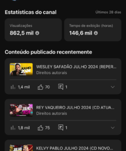 VENDO CANAL COM MAIS DE 90 MIL INSCRITOS SUPER ENGAJADO