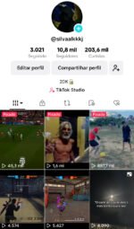CONTA TIK TOK com 10K SEGUIDORES, PERFIL MONETIZADO E ENGAJADO