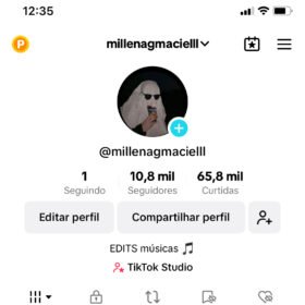 TIK TOK página de músicas 10.8K Seguidores