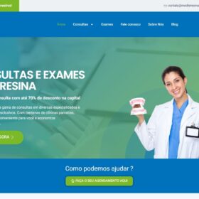 Site MedTeresina (Consultas a preço popular)