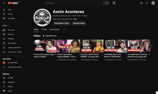 Canal de Famoso (Nicho Quente) 3 mil inscritos - Imagem 2