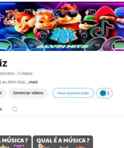 Canal VIRAL DE QUIZ 2,28 mil inscritos- MONETIZADO