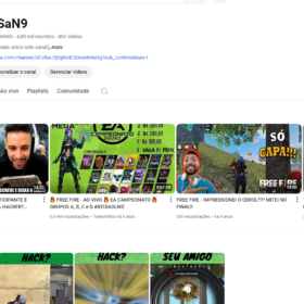 VENDO CANAL QUE JA FOI MONETIZADO (FREE FIRE) 4,89 mil inscritos