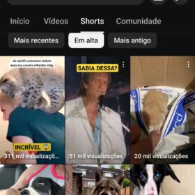 Canal de shorts 5k de inscritos