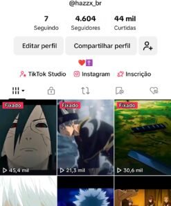 Vendo essa conta de tik Tok com +4k de seguidores