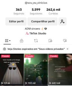 Conta Tik Tok +5k