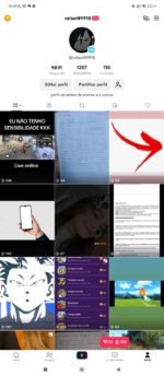 Tiktok Live 1207 seguidores serve para fazer Live