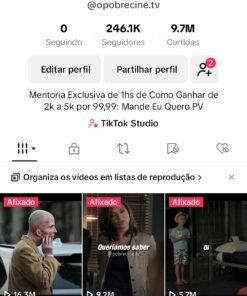 Tiktok Monetizado Dark 246 Mil Seguidores