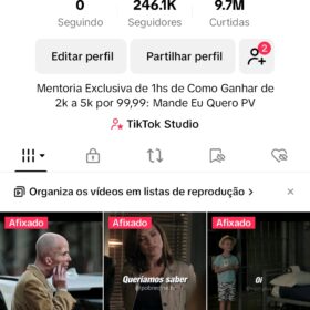 Tiktok Monetizado Dark 246 Mil Seguidores