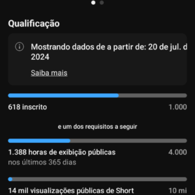 YouTube 649 Inscritos