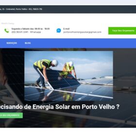 Site de Energia Solar Porto Velho (2ª posição na busca do google)
