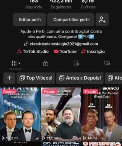 "Clássicos da Nostalgia" Tiktok - Kwai - YouTube. Total de seguidores 596k e atualizando.