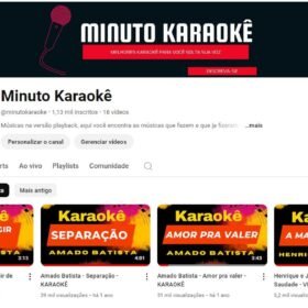 CANAL DE PLAYBACK COM 1133 INSCRITOS + PROGRAMA GRAVADOR DE PLAYBACK