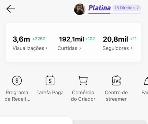 Conta Kwai com 20k seguidores - Imagem 2