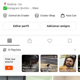 Conta Kwai com 20k seguidores