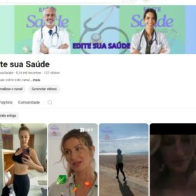 Canal Edite sua Saude 5,35 mil inscritos