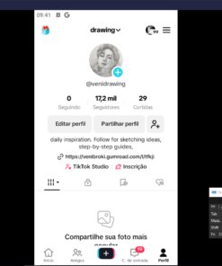 Canal tiktok monetizado 17,2 mil Seguidores