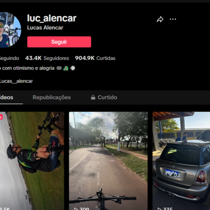Vendo conta no Tiktok mais 43 mil seguidores