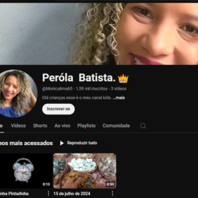 Canal no YouTube não monetizado com 1,590 subscritos
