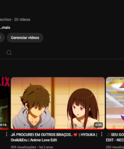 (PROMOÇÃO) CANAL YOUTUBE COM +1K DE INSCRITOS +20 VIDEOS/SHORTS